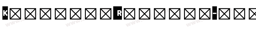 Katarine Regular字体转换